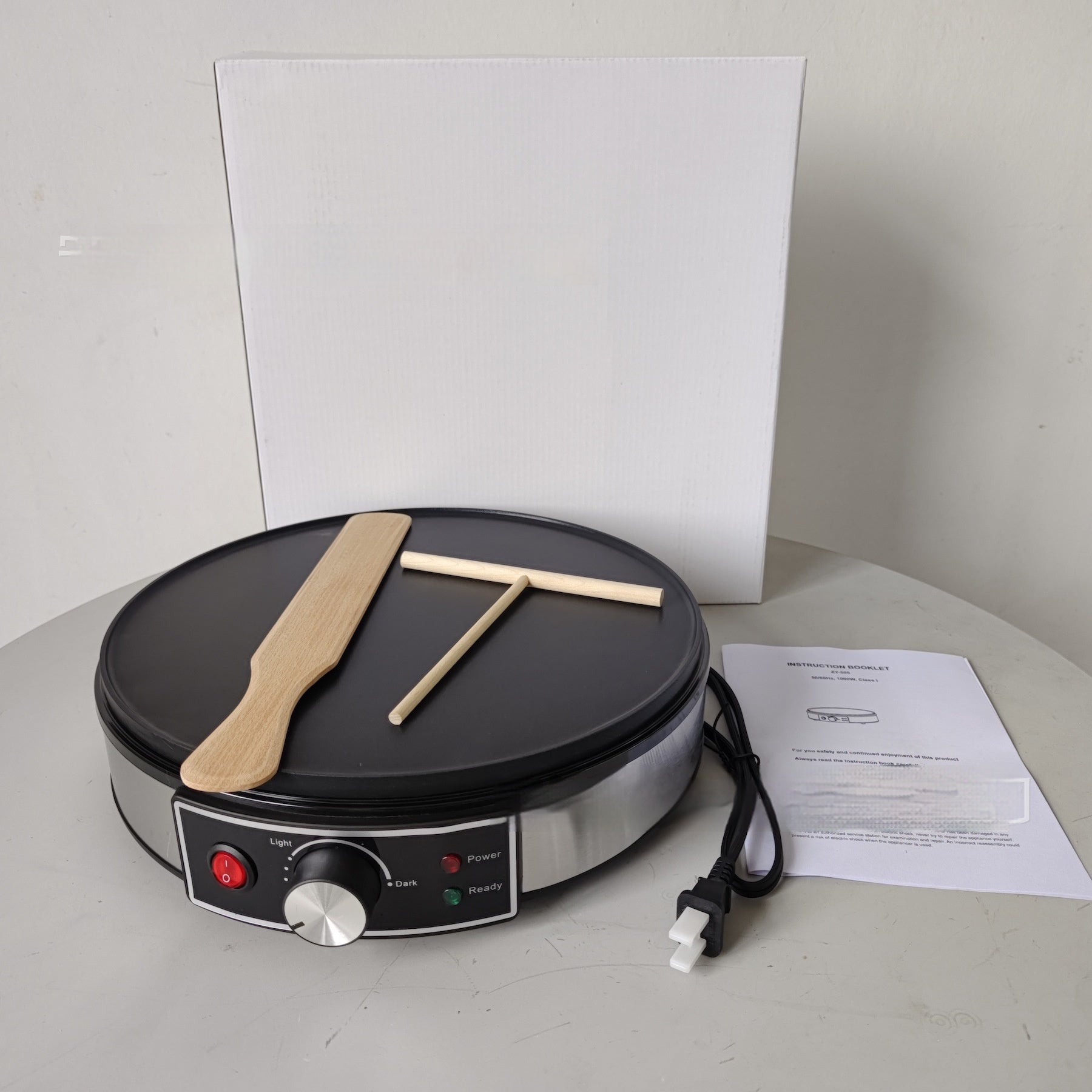 30cm Electric Baking Pan – Adjustable Temperature Non-Stick Griddle for Versatile Cooking
