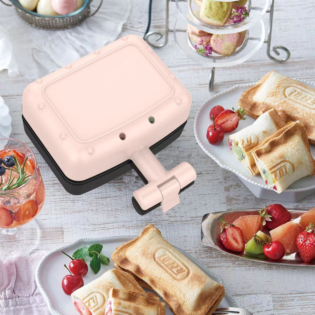 Mini Sandwich & Hamburger Maker – Double-Sided Non-Stick Heating Breakfast Machine