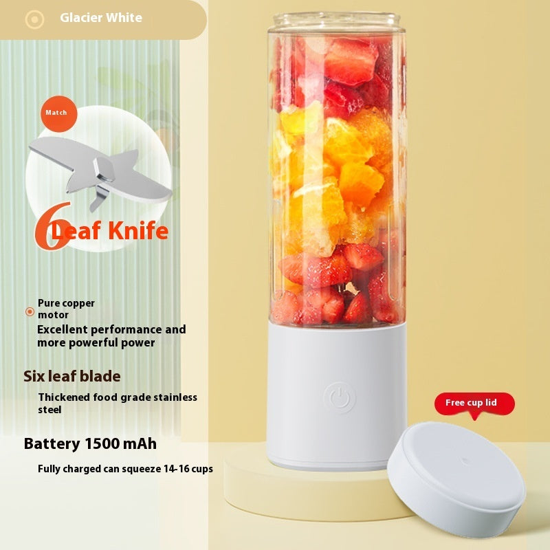 Portable Rechargeable Juicer Cup – Multifunctional Mini Electric Blender for Fruits & Vegetables