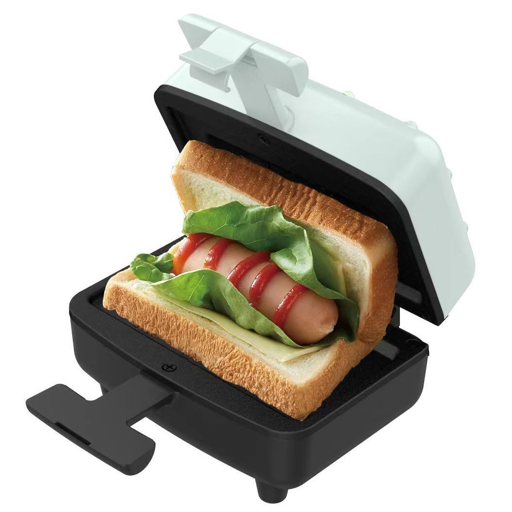 Mini Sandwich & Hamburger Maker – Double-Sided Non-Stick Heating Breakfast Machine