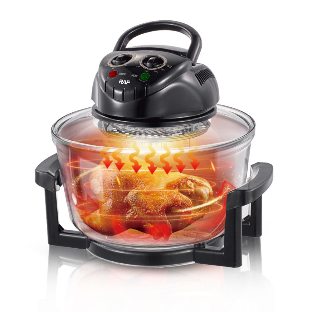 Smart Visual Air Fryer – Multi-Functional Oil-Free Cooking Machine for Home