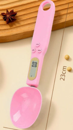Digital Kitchen Scale with LCD Display & Measuring Spoon – Mini Food & Ingredient Scale