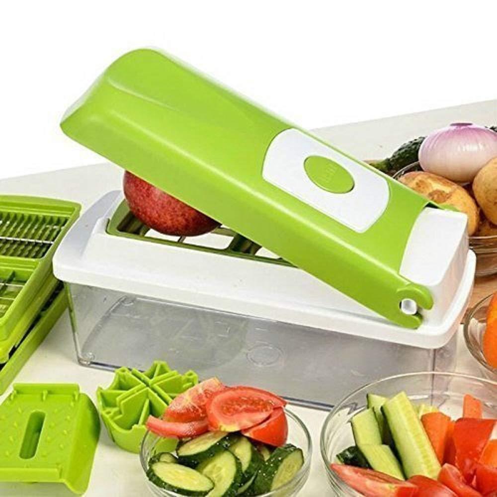 12pcs multifunctional vegetable chopper set – handheld slicer, dicer and grater