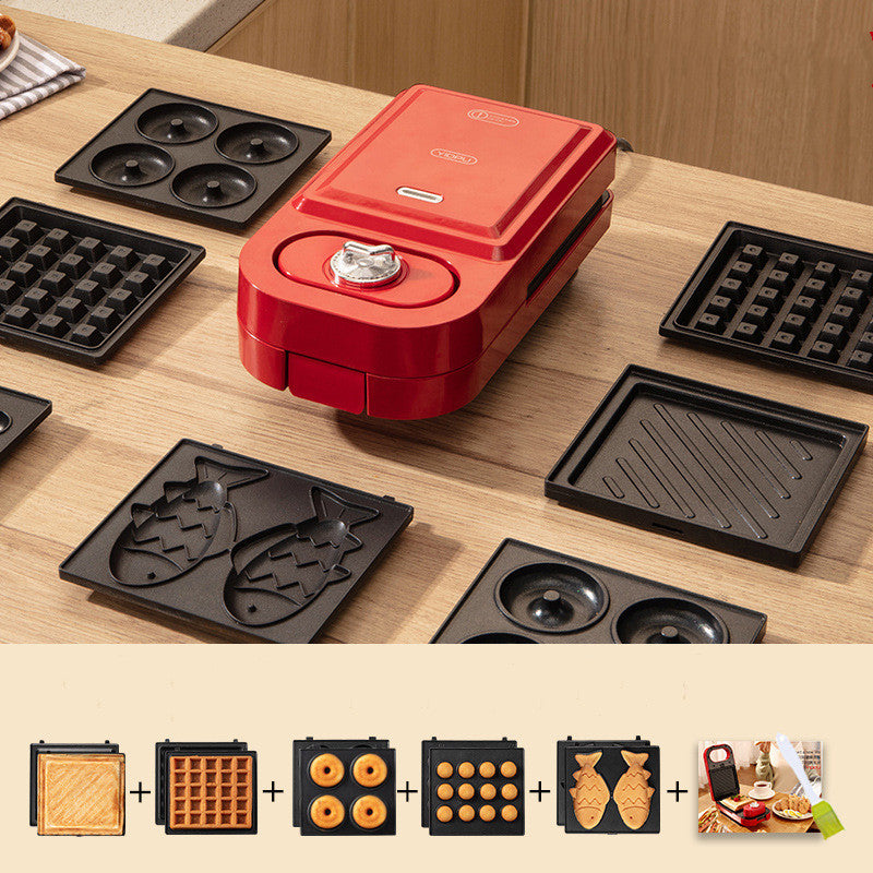 Retro Breakfast Machine – Omelette & Bread Maker for Quick Morning Meals