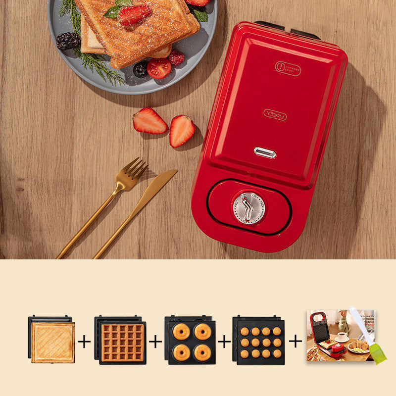 Retro Breakfast Machine – Omelette & Bread Maker for Quick Morning Meals