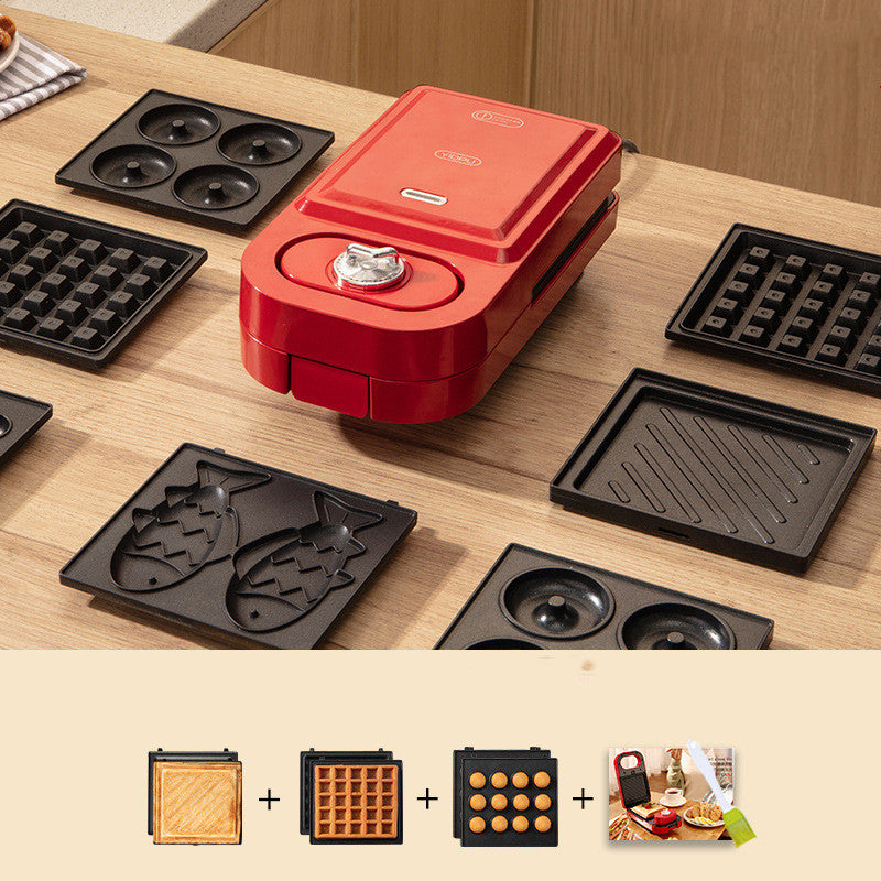 Retro Breakfast Machine – Omelette & Bread Maker for Quick Morning Meals