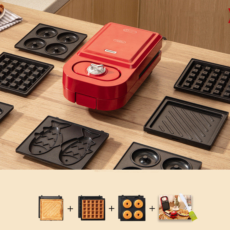 Retro Breakfast Machine – Omelette & Bread Maker for Quick Morning Meals