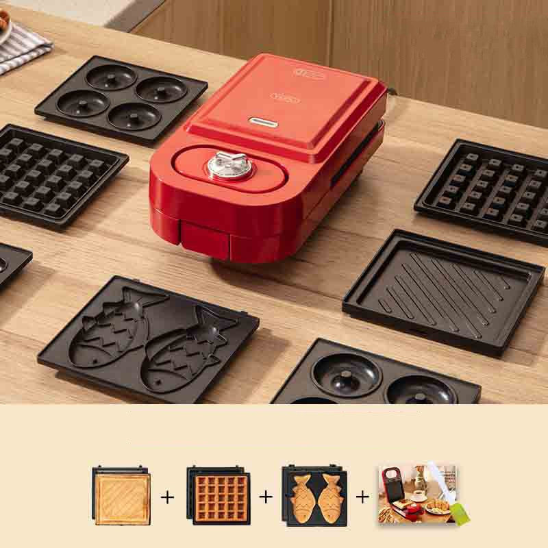 Retro Breakfast Machine – Omelette & Bread Maker for Quick Morning Meals