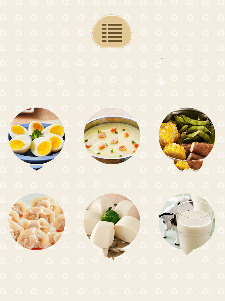 Household steamed custard maker – regular breakfast cooking machine