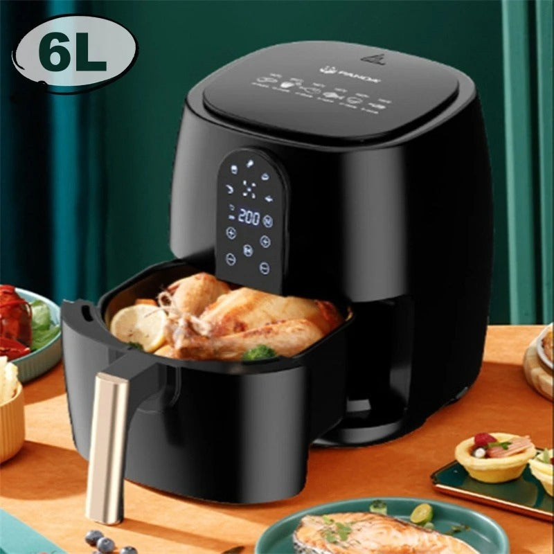 Home Touchscreen Air Fryer – Stylish Oil-Free Cooking Appliance