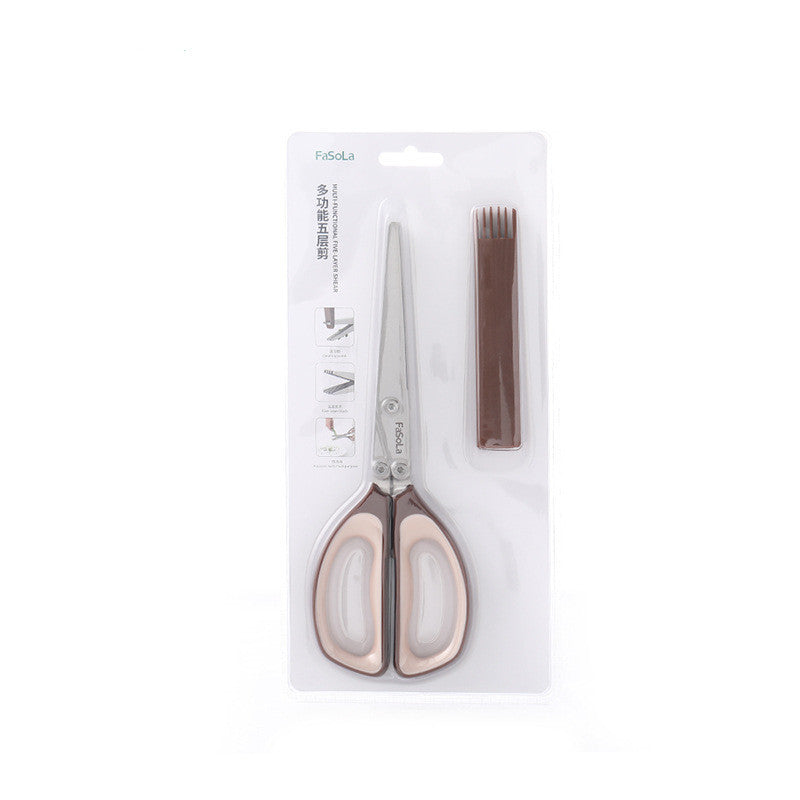 Stainless Steel Food Scissors – Multifunctional Cutter for Vegetables, Meat & Baby Food
