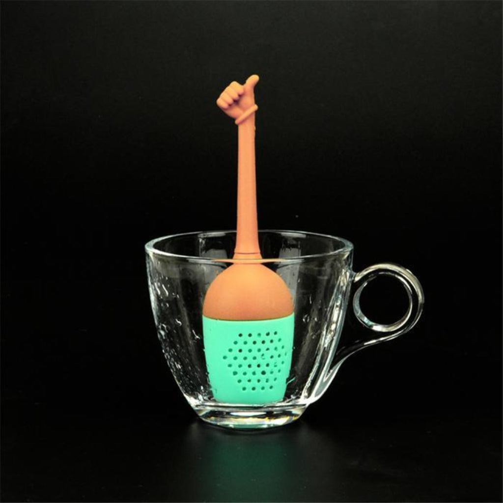 Funny hand gestures tea infuser – unique and fun loose leaf tea brewer