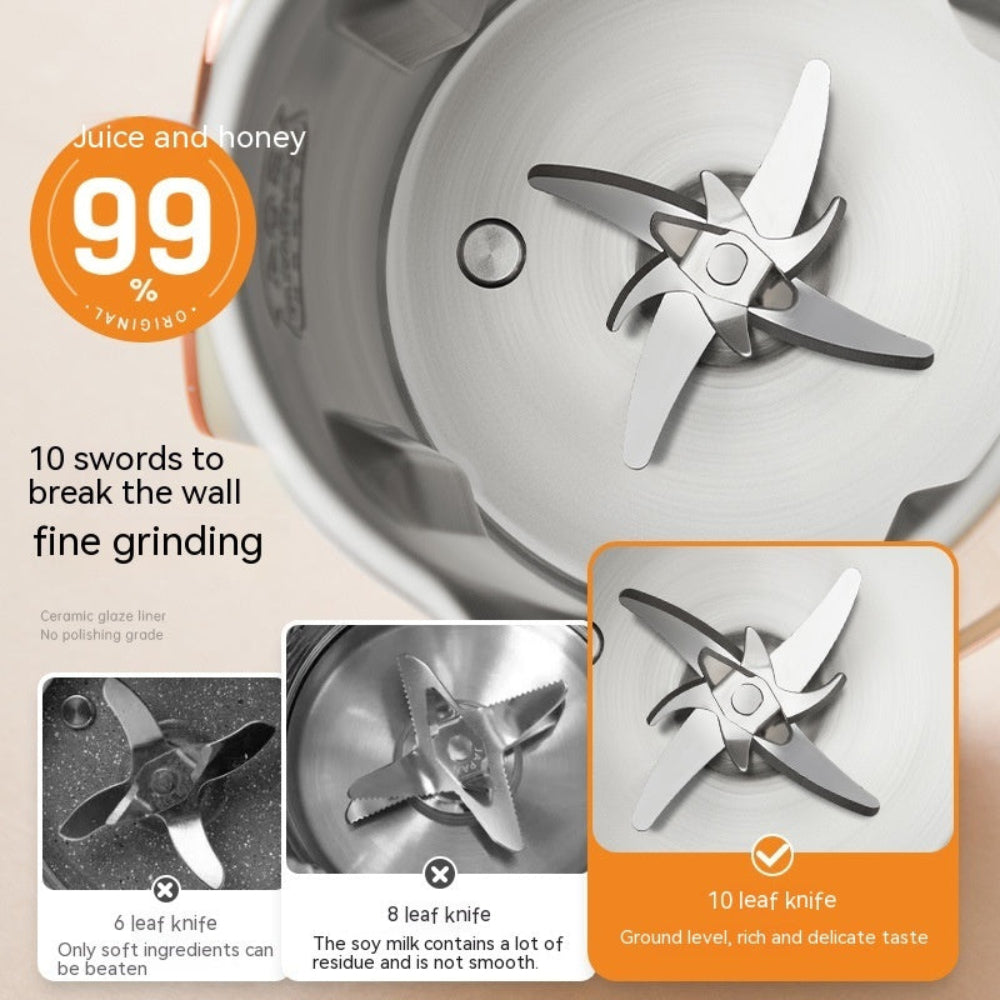 Mini multifunctional bean juice maker – household plant-based drink processor