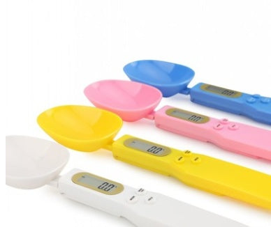 Digital Kitchen Scale with LCD Display & Measuring Spoon – Mini Food & Ingredient Scale