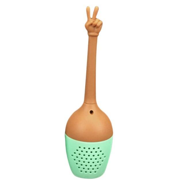 Funny Hand Gestures Tea Infuser