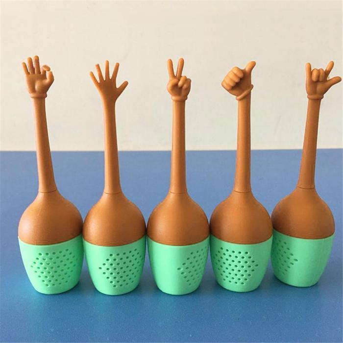 Funny Hand Gestures Tea Infuser