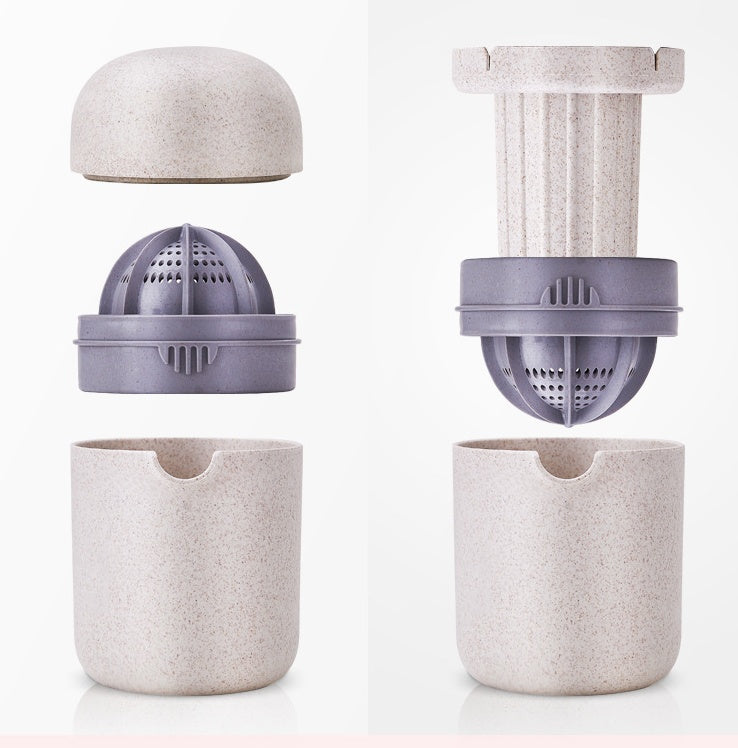 Portable Juicer – Wheat Straw Citrus Squeezer for Oranges & Lemons