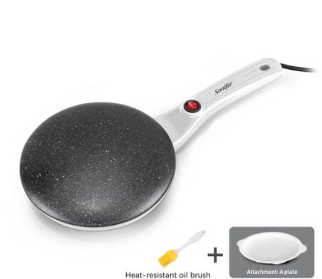 Non-Stick Spherical Crepe Maker – Double-Sided Flip Breakfast Baking Pan