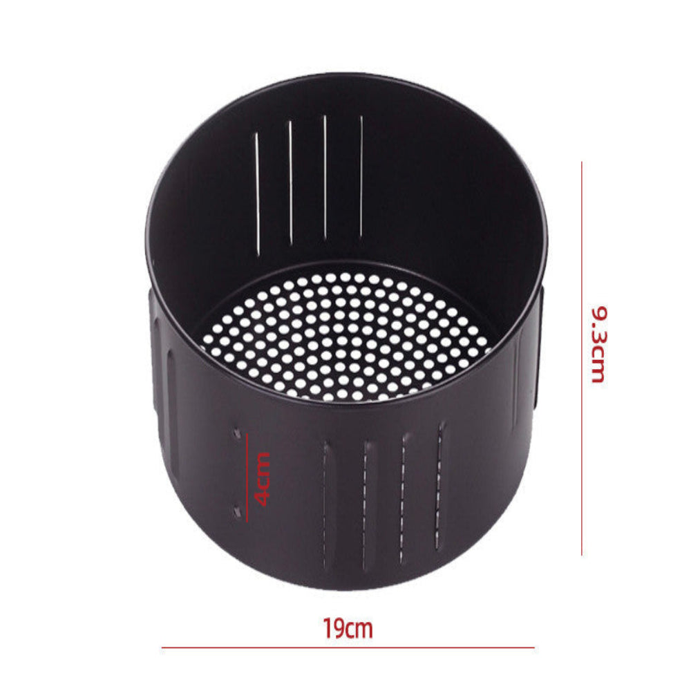 Air fryer food basket with liner – non-stick reusable silicone accessories