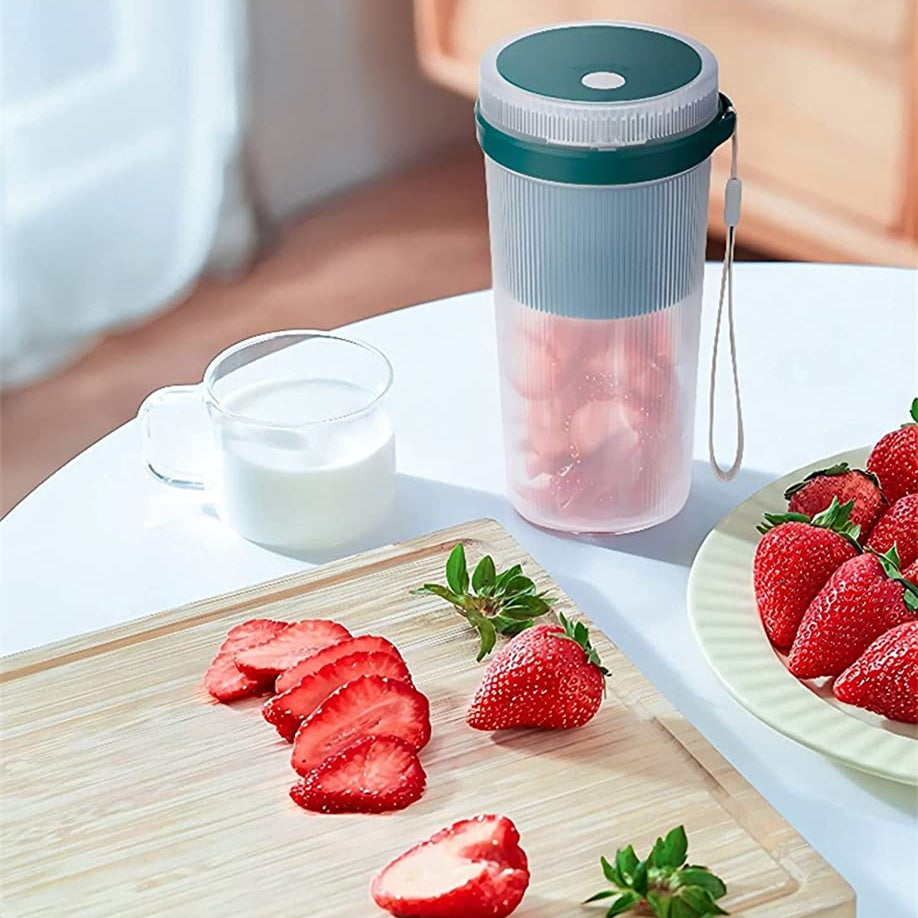 Multi-Function Portable USB Rechargeable Blender – Electric Juicer & Smoothie Maker Bottle