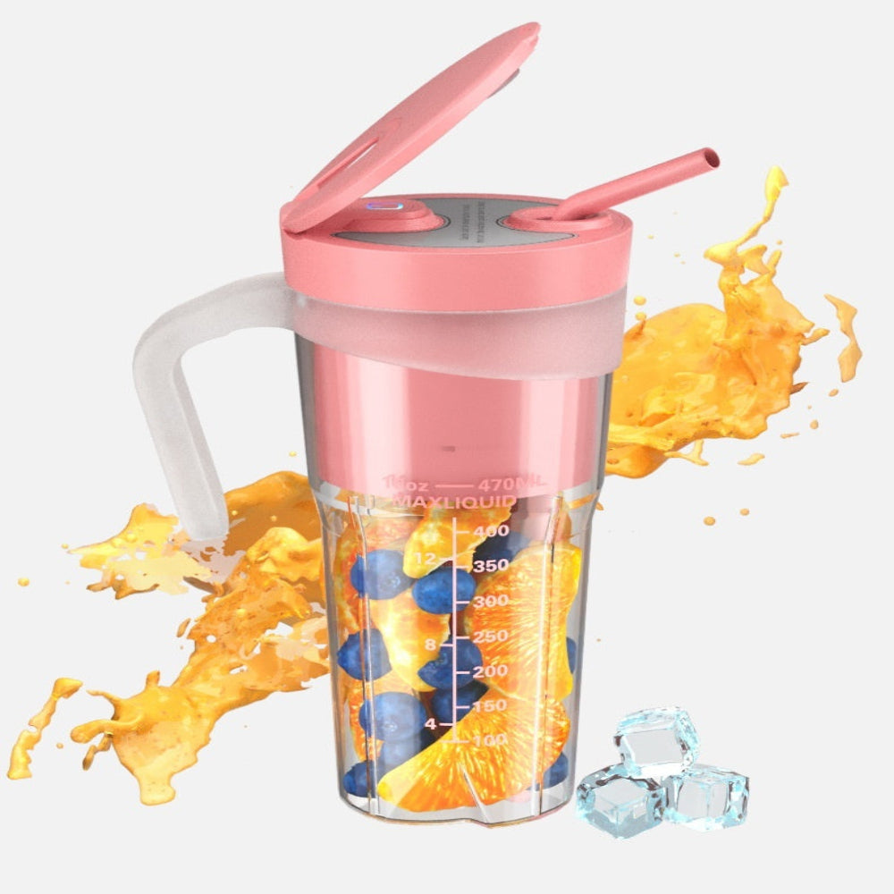 Multifunctional household juicer & blender cup – ideal for students and home use