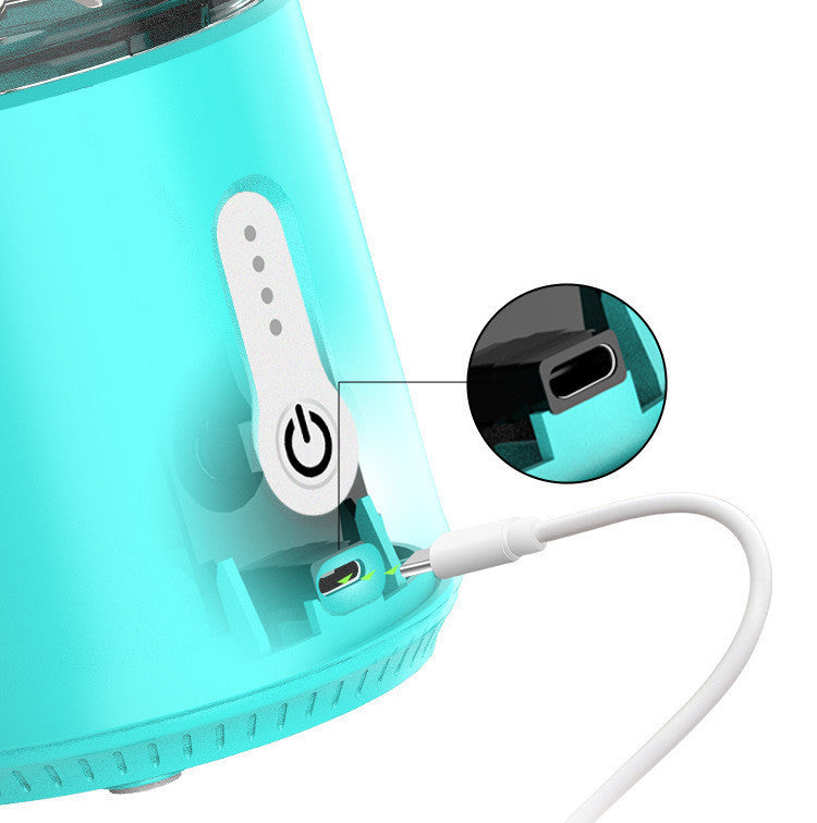 Mini Electric Fruit Juicer – Small Portable Juicing Cup & Blender for Smoothies and Shakes