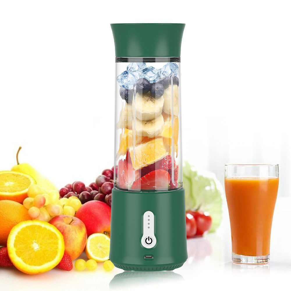 Mini Electric Fruit Juicer – Small Portable Juicing Cup & Blender for Smoothies and Shakes