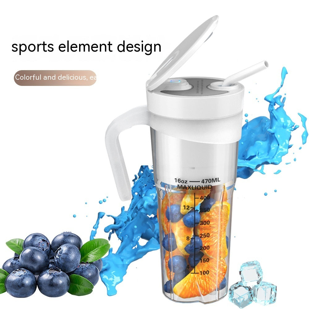 Multifunctional household juicer & blender cup – ideal for students and home use