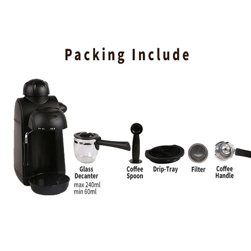 Home Mini Espresso Coffee Machine – Compact & Easy-to-Use Coffee Maker