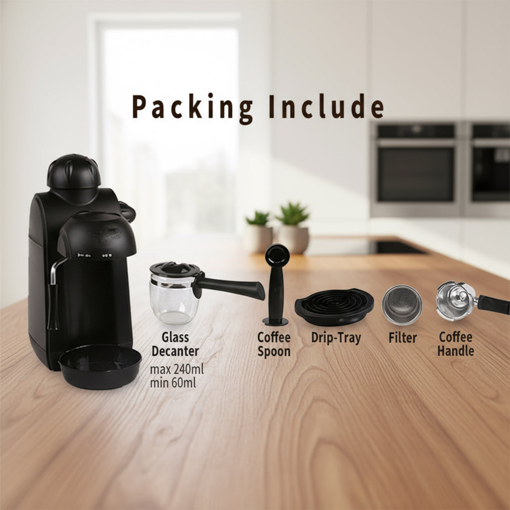 Home mini espresso coffee machine – compact and easy-to-use coffee maker