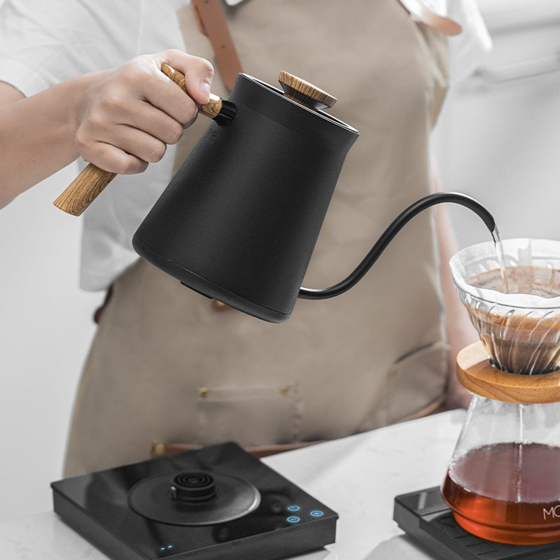 Intelligent Temperature-Controlled Hand Brew Coffee Pot – Smart Precision Pour-Over Kettle