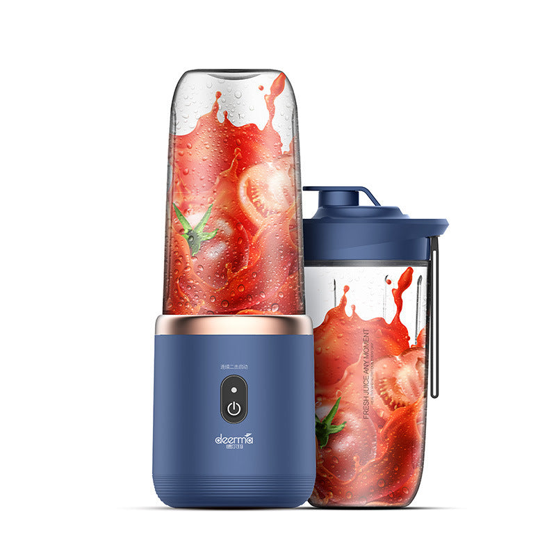 6-Blade Mini Portable Blender – USB Rechargeable Juicer Cup & Smoothie Maker | Fruit Extractor & Squeezer