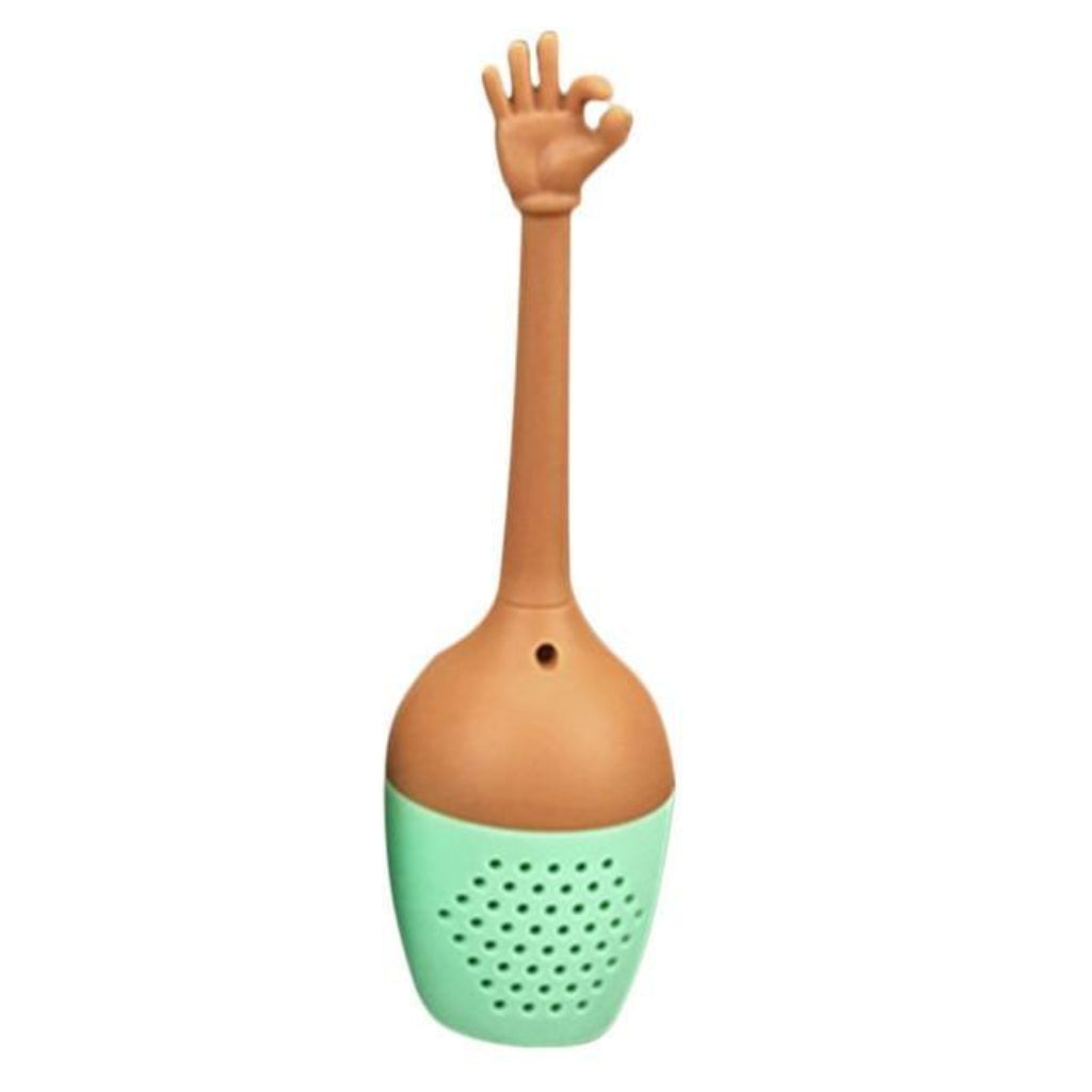 Funny hand gestures tea infuser – unique and fun loose leaf tea brewer