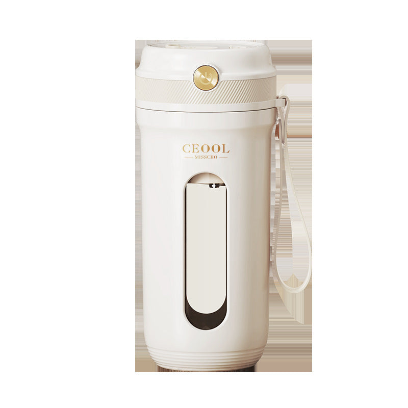 Small Portable Electric Juicer Cup – Automatic Ice-Crushing Blender for Home & Travel