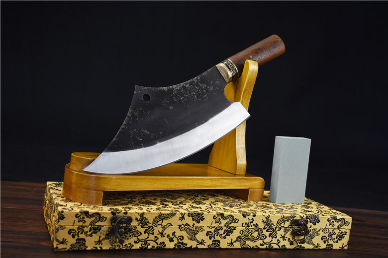 Heavy-Duty Meat & Bone Chopper Knife – Professional Kitchen Butcher Cleaver