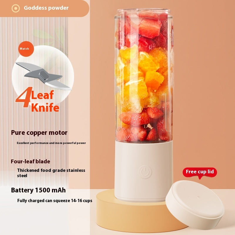 Portable Rechargeable Juicer Cup – Multifunctional Mini Electric Blender for Fruits & Vegetables