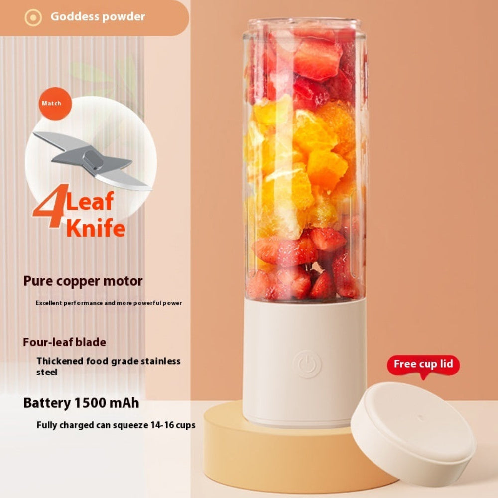 Portable rechargeable juicer cup – multifunctional mini electric blender for fruits & vegetables
