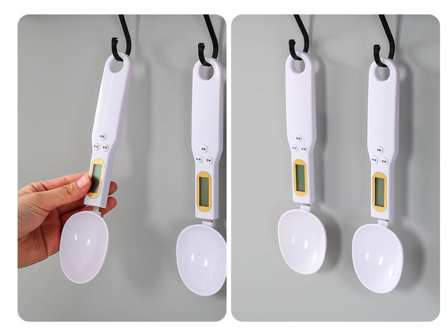 Digital Kitchen Scale with Measuring Spoon – Accurate Food & Ingredient Scale