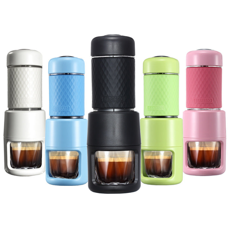 Portable Manual Espresso Coffee Maker – Compact Handheld Coffee Machine