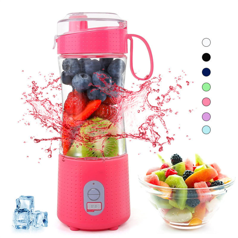 Portable USB rechargeable blender – personal single-serve travel juicer for shakes & smoothies