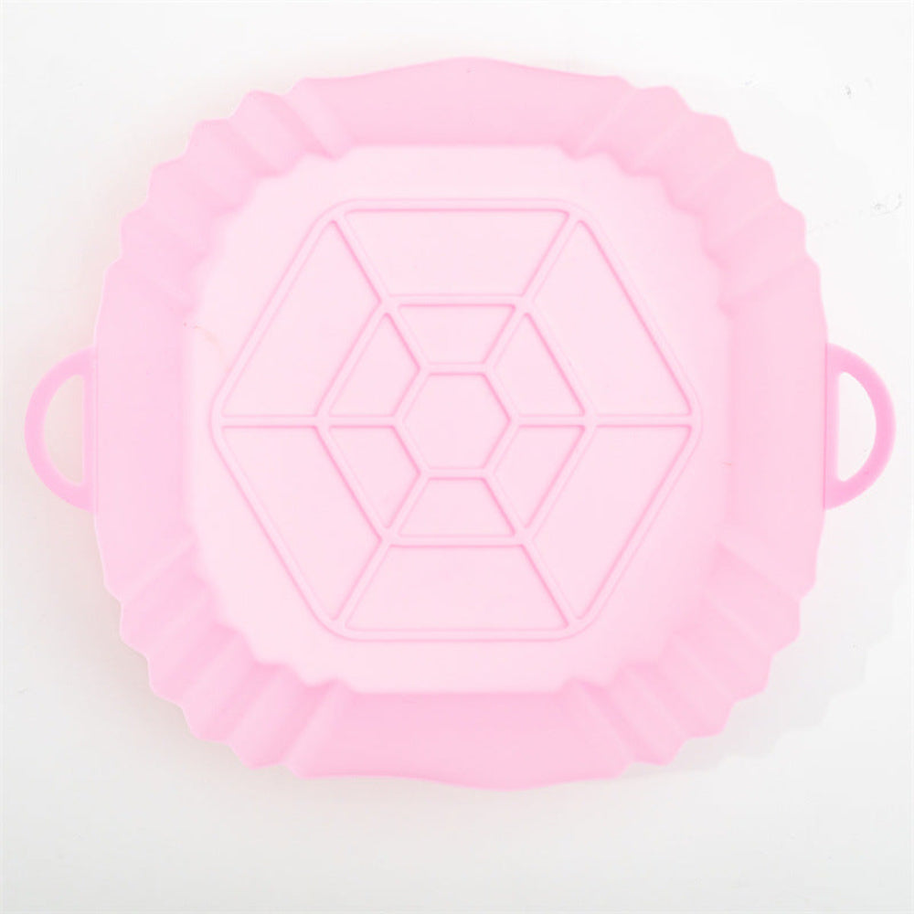 Silicone baking tray for air fryer – reusable non-stick oven accessory