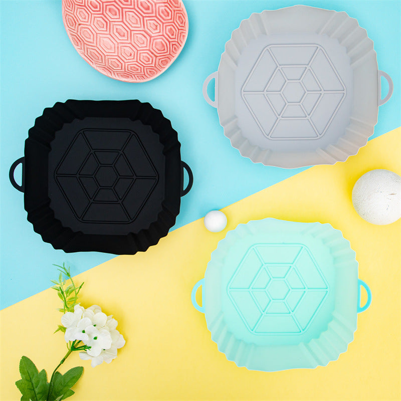 Silicone Baking Tray for Air Fryer – Reusable Non-Stick Oven Accessory