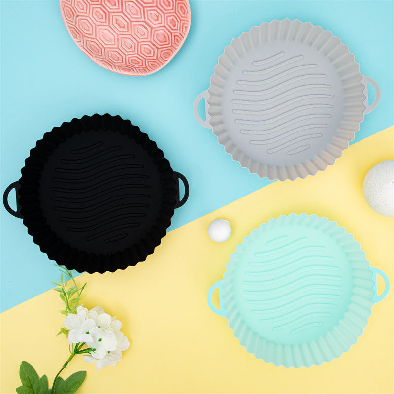 Silicone Baking Tray for Air Fryer – Reusable Non-Stick Oven Accessory