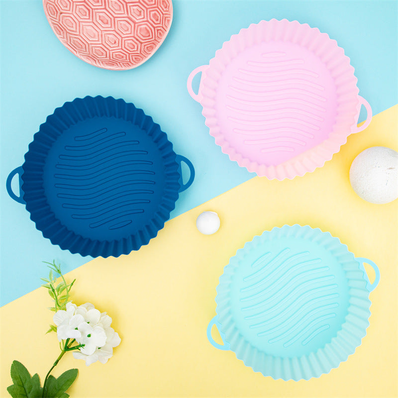 Silicone Baking Tray for Air Fryer – Reusable Non-Stick Oven Accessory