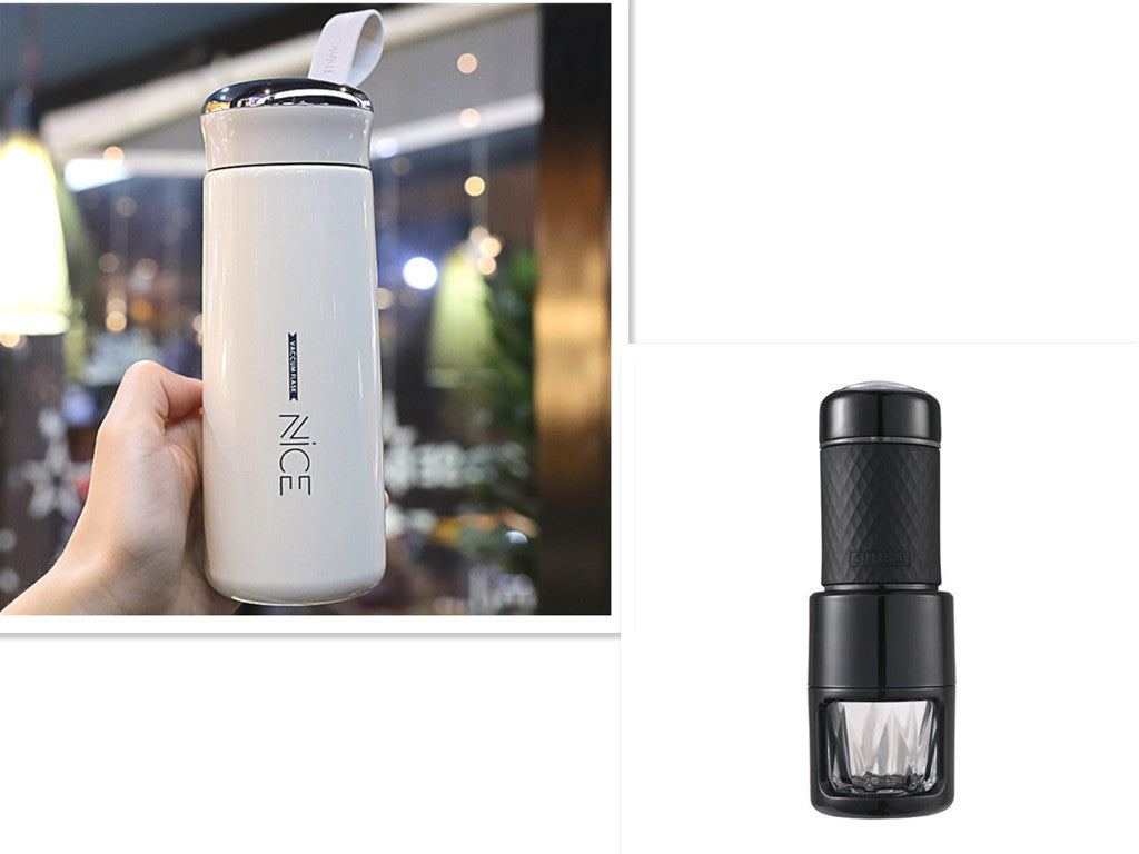 Portable Manual Espresso Coffee Maker – Compact Handheld Coffee Machine