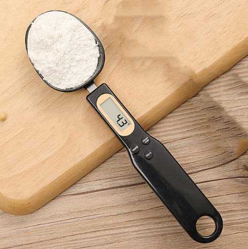 Digital Kitchen Scale with LCD Display & Measuring Spoon – Mini Food & Ingredient Scale