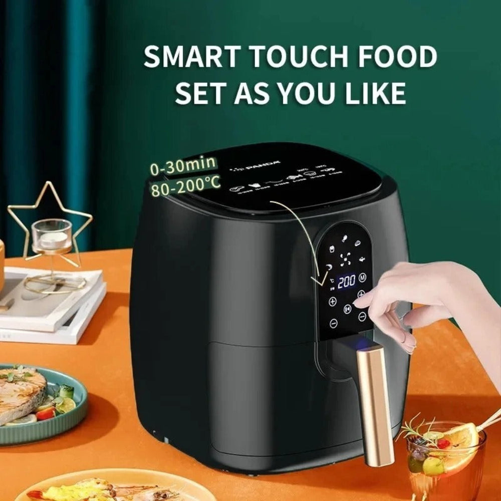 Home touchscreen air fryer – stylish oil-free cooking appliance