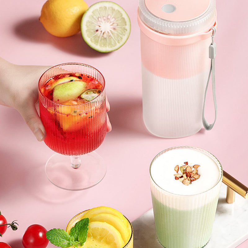 Multi-Function Portable USB Rechargeable Blender – Electric Juicer & Smoothie Maker Bottle
