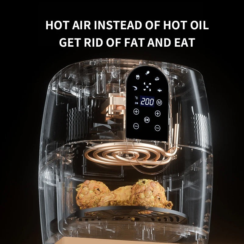 Home Touchscreen Air Fryer – Stylish Oil-Free Cooking Appliance