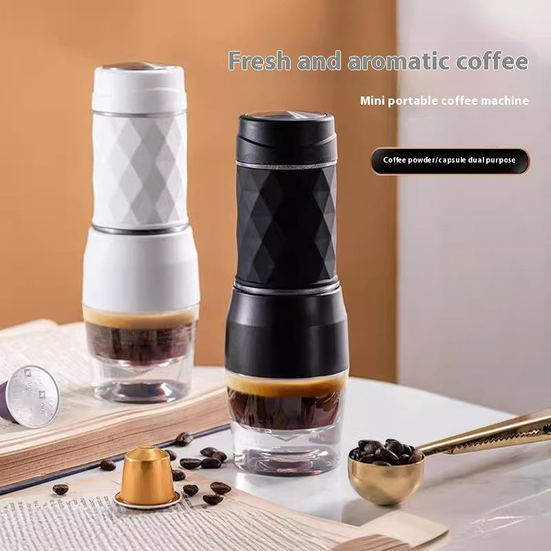 Mini cafetera espresso portátil de moda